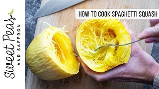 How to Cook Spaghetti Squash the EASY way [upl. by Ellerad]