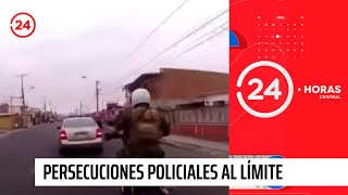 Reportajes 24 Persecuciones policiales al límite  24 Horas TVN Chile [upl. by Tomi85]